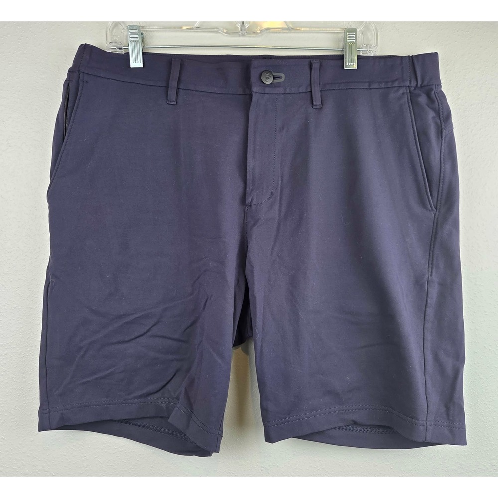Public Rec Shorts Mens 36 Navy Blue Performance Golf Stretch